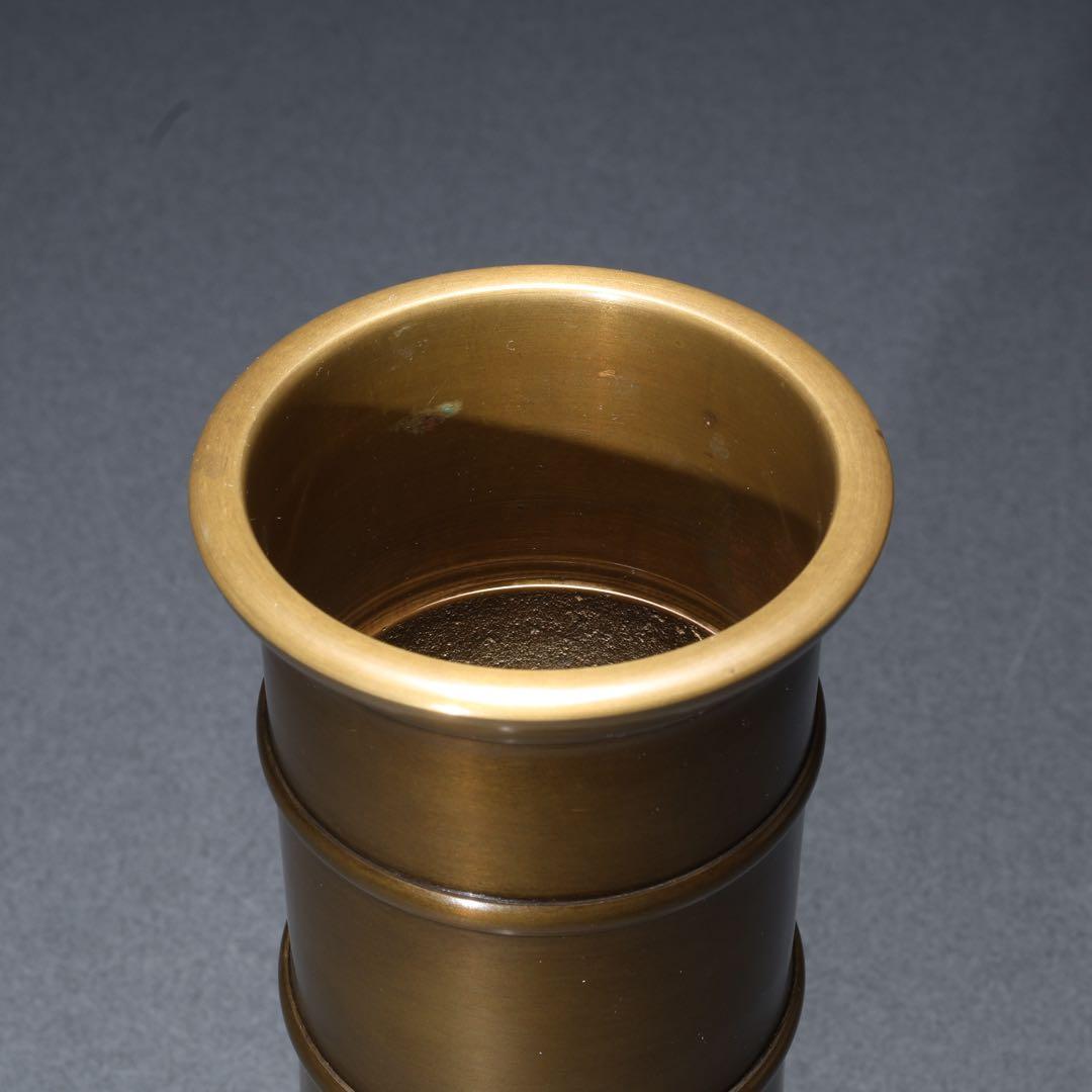 【茶道具】唐銅　皆具　秀峰　共箱　R1678