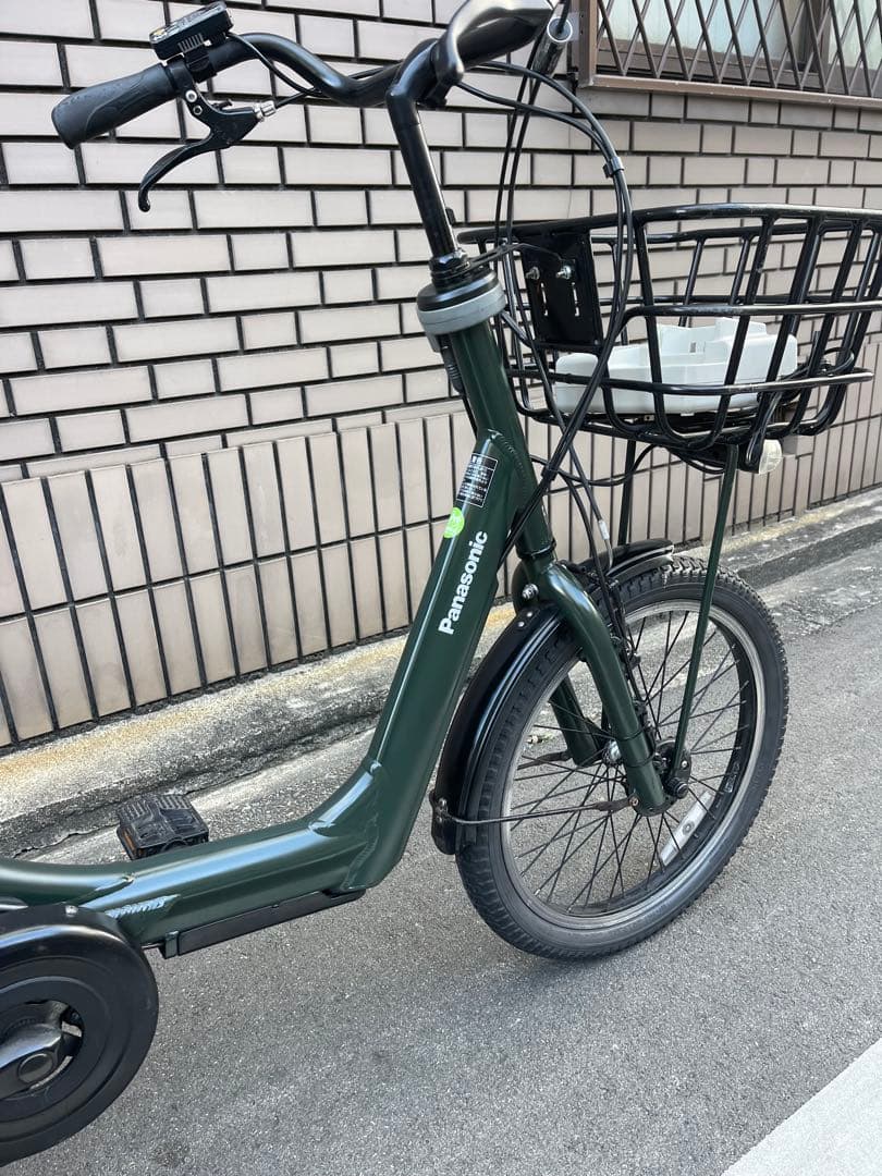 13.2ah5点灯パナソニック子供乗せ電動アシスト自転車20インチ