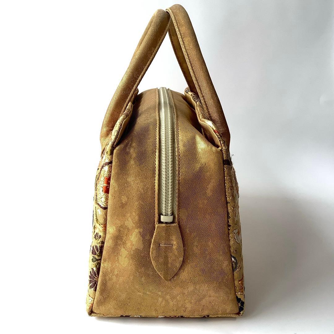 利休バッグ★和装バッグ★ゴールド
