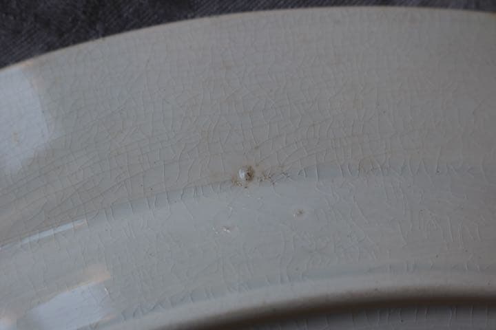 オーバル　プレート　saint Amand バラ　ガーランド　フランス