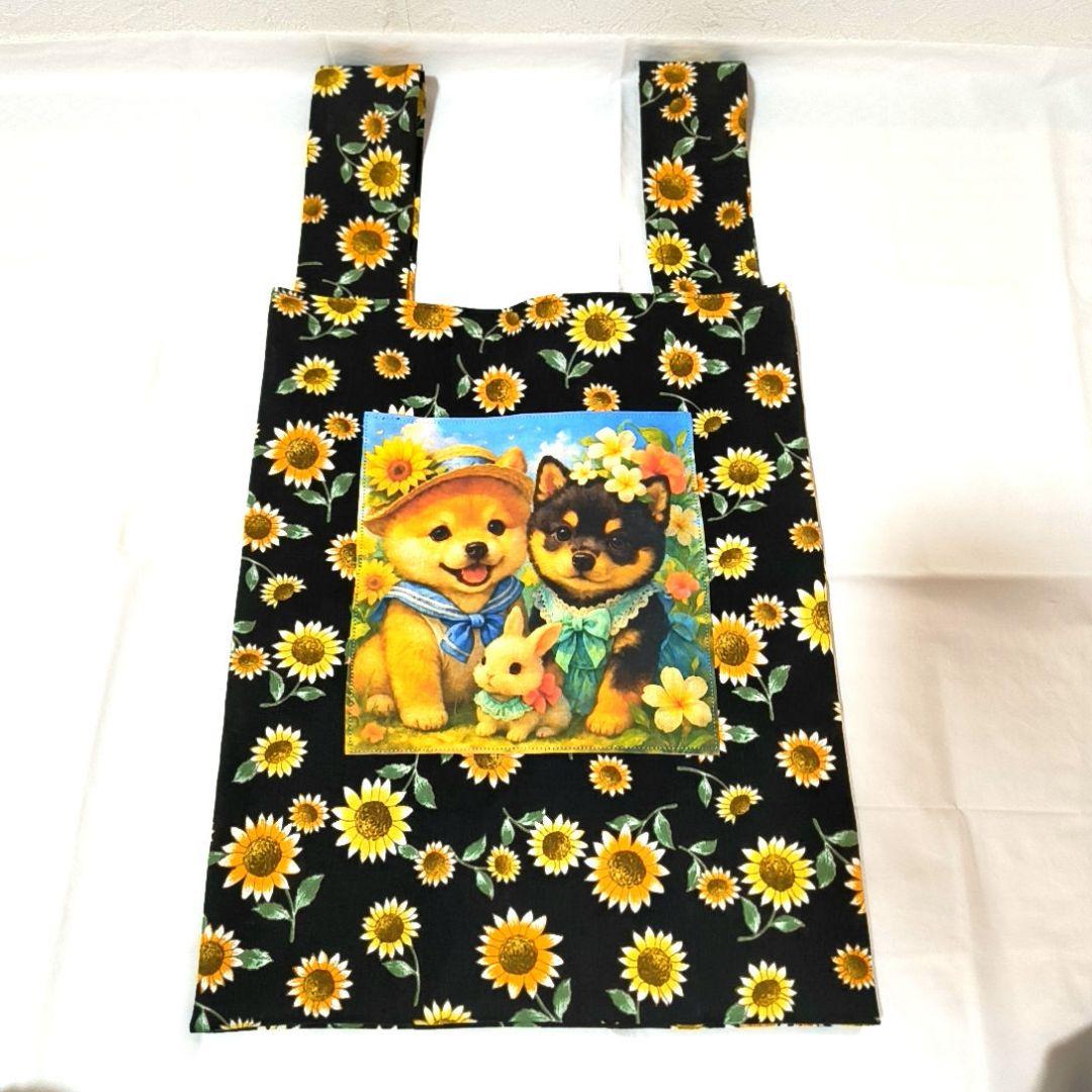 豆柴助様】ハンドメイドオーダー★柴犬★ハンカチ&エコバッグ&ストラップ　8点