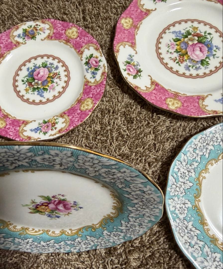   ロイヤルアルバート エンチャントメント プレート 4枚