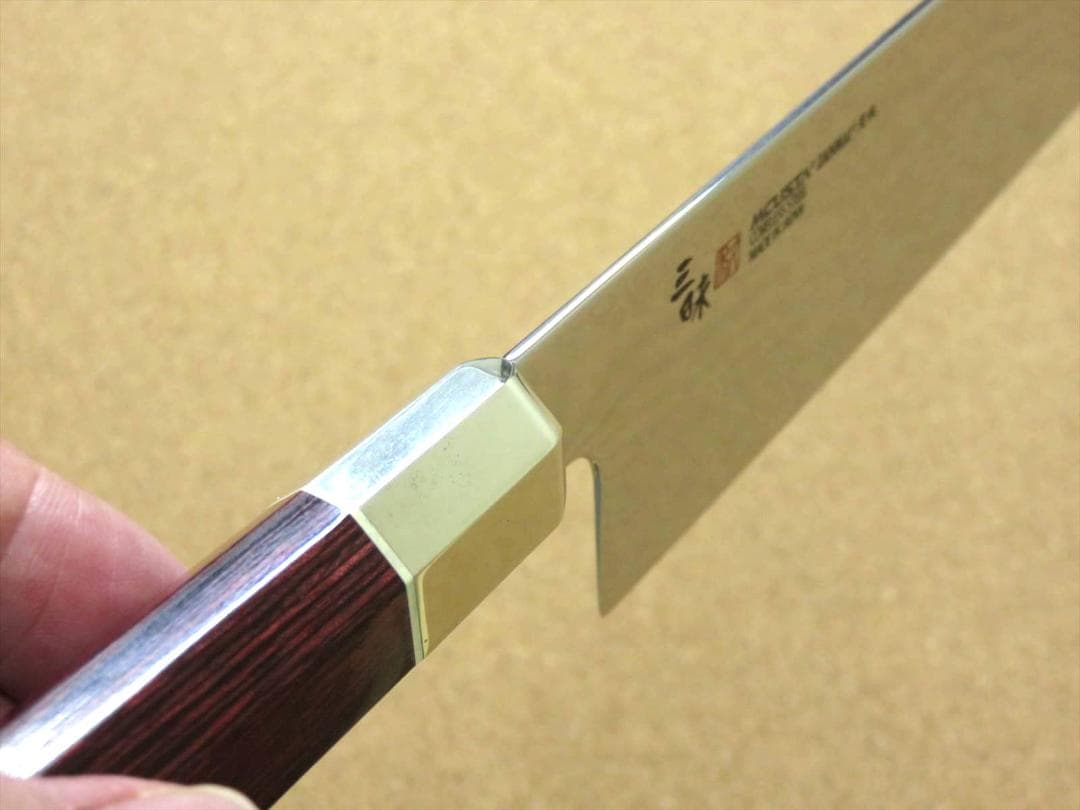 関の刃物 菜切り包丁 165mm 三昧 荒波 コアレス鋼 野菜切り 両刃包丁
