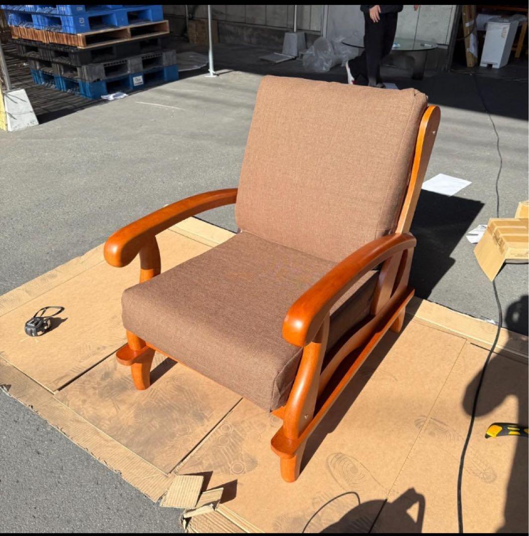 訳あり激安！昭和レトロ 国産一人掛けチェア 京都家具 洗えるカバー 全６色