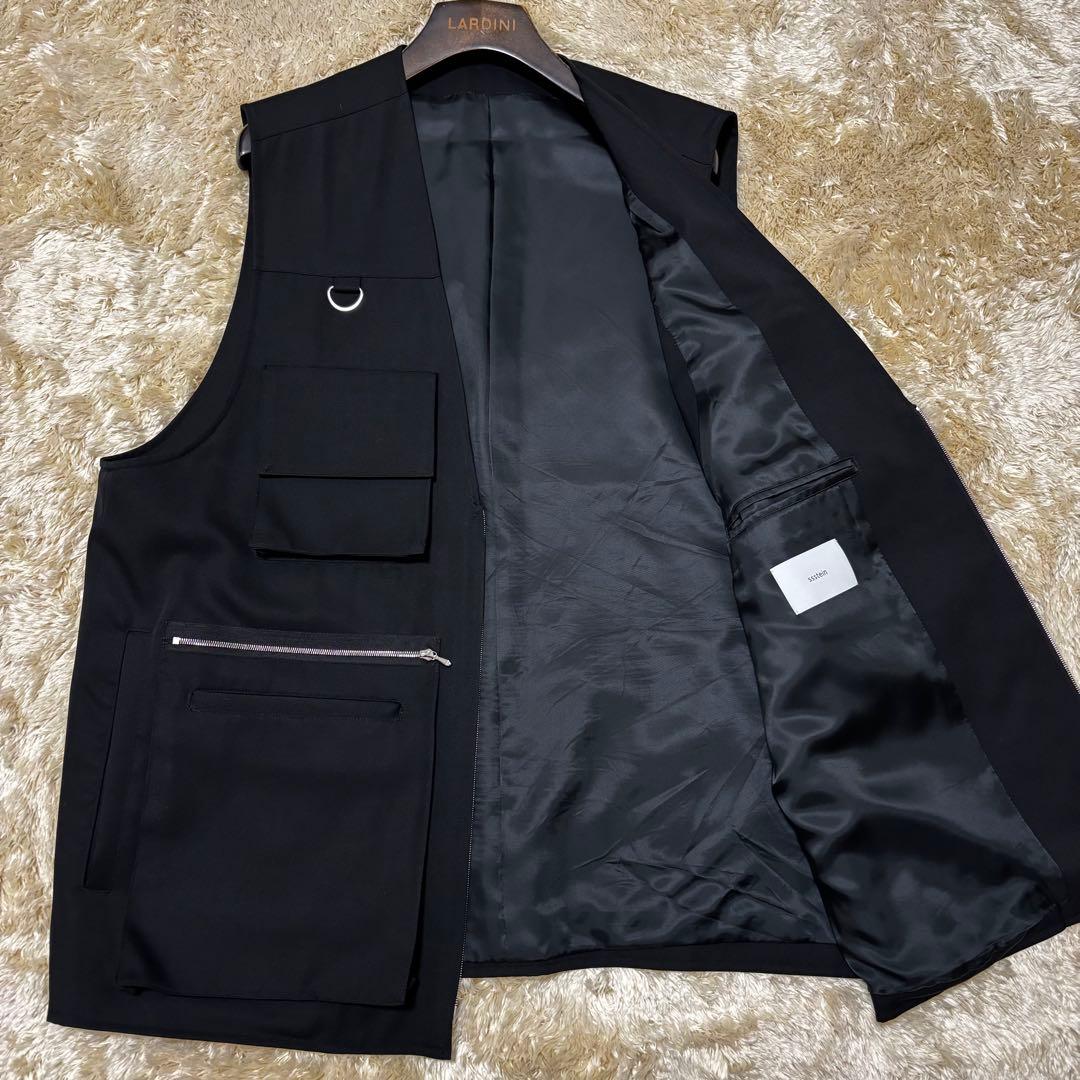 【極美品】stein OVERSIZE MULTI POCKET VEST S