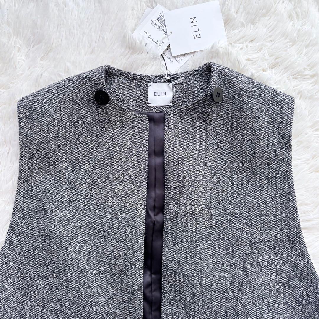 ELIN エリン Tweed inverness coat インバネス コート