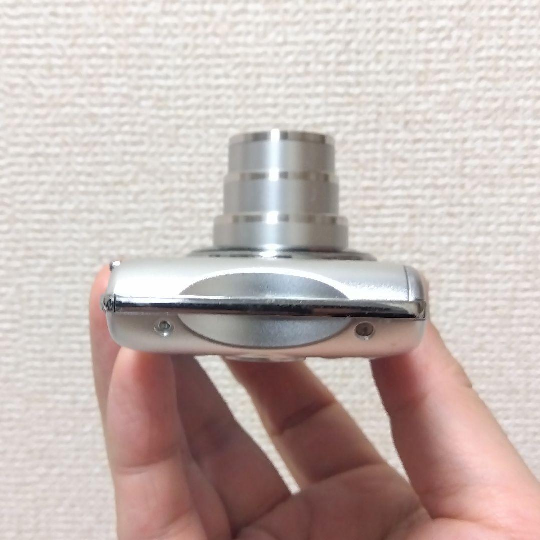 【元箱付完動品】美品◆PENTAX OptioP70◇シルバー◆コンデジデジカメ