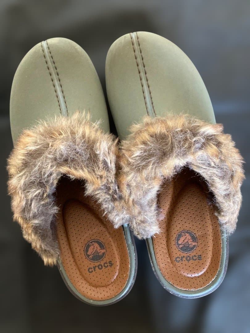 【新品】クロックス コブラー ボア付きサボサンダル 廃盤 W7