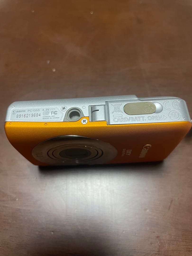 Canon IXY DIGITAL 110IS　オレンジ　動作未確認