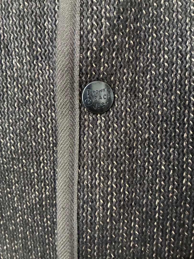 FULLCOUNT フルカウント ブラウンズビーチ ベスト 42 ビーチクロス