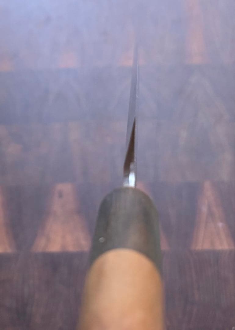 合羽橋　かまた刃研社　銀三　柳刃　240mm 包丁　和包丁　水牛朴　ステンレス