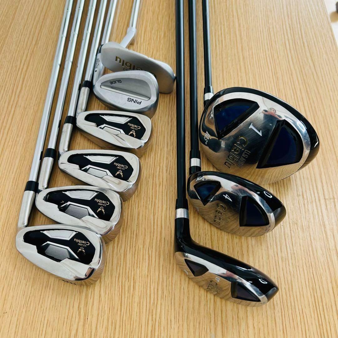 U.S.ARMY Cielble 初心者　ゴルフバッグ　アイアン9本セット