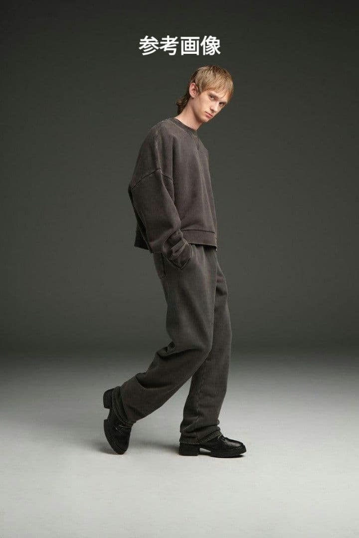 entire studios スウェットトレーナー サイズS ガーメントダイ 黒