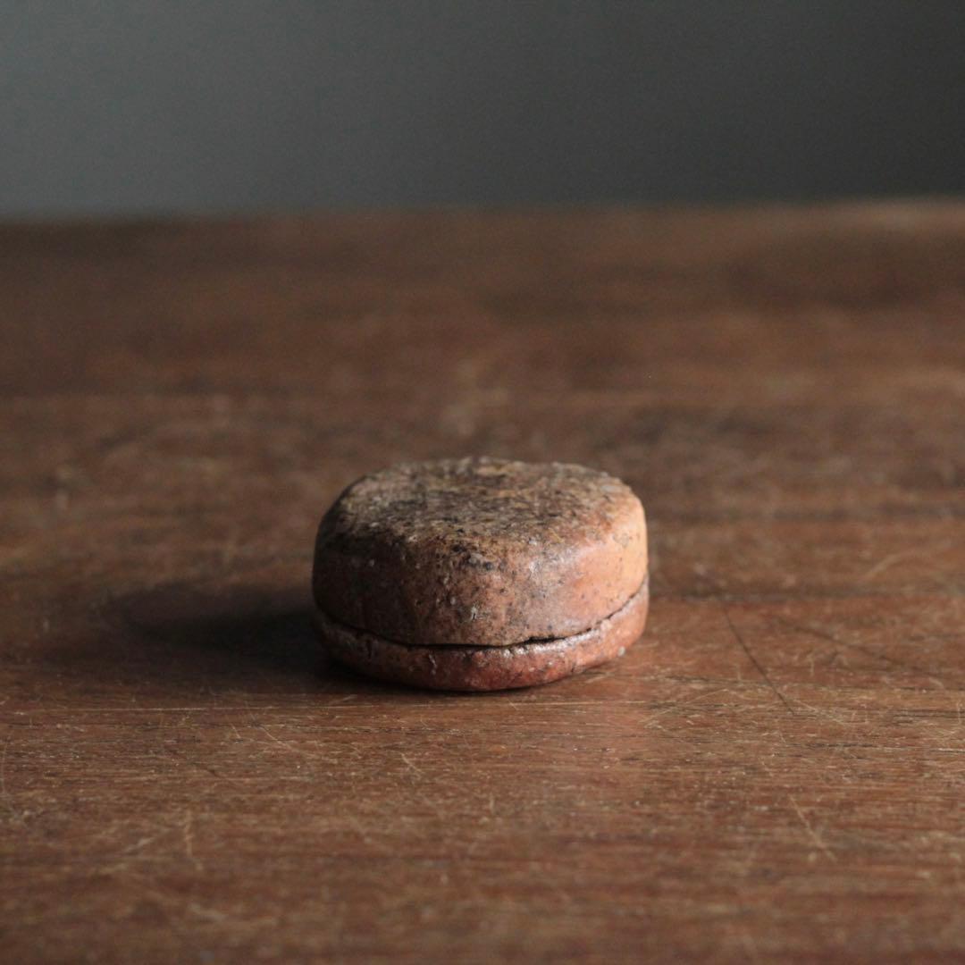 信楽 黴餅 香合 茶道具 古美術 古道具 アンティーク