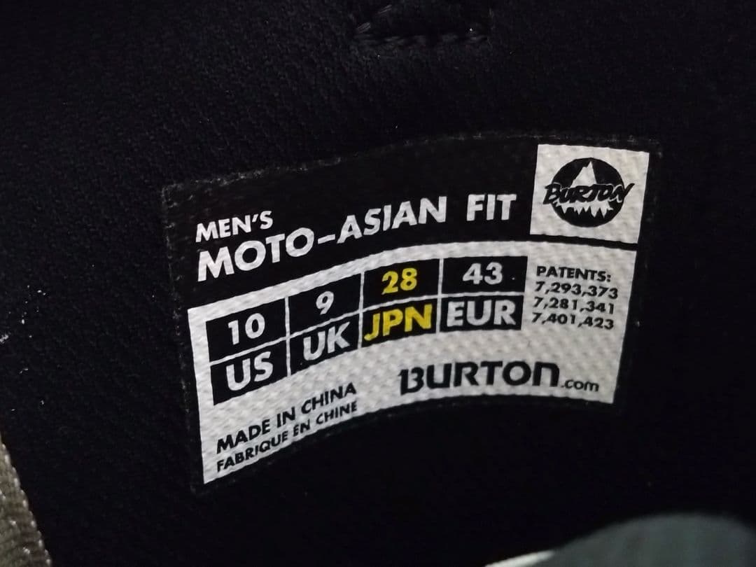 BURTON MOTO ASIAN FIT スノボブーツ 28cm バートン