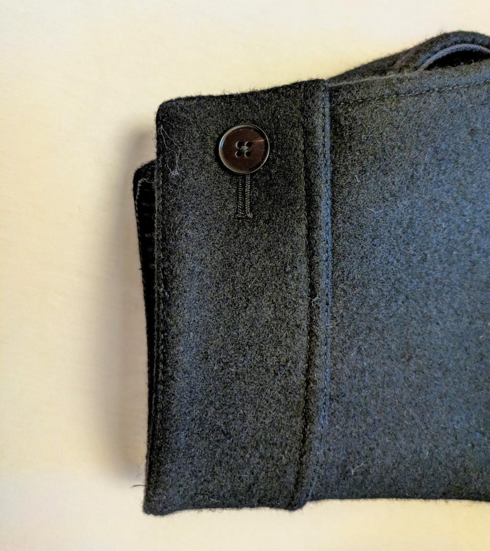 Jil Sander メルトンコート ブラック サイズ32