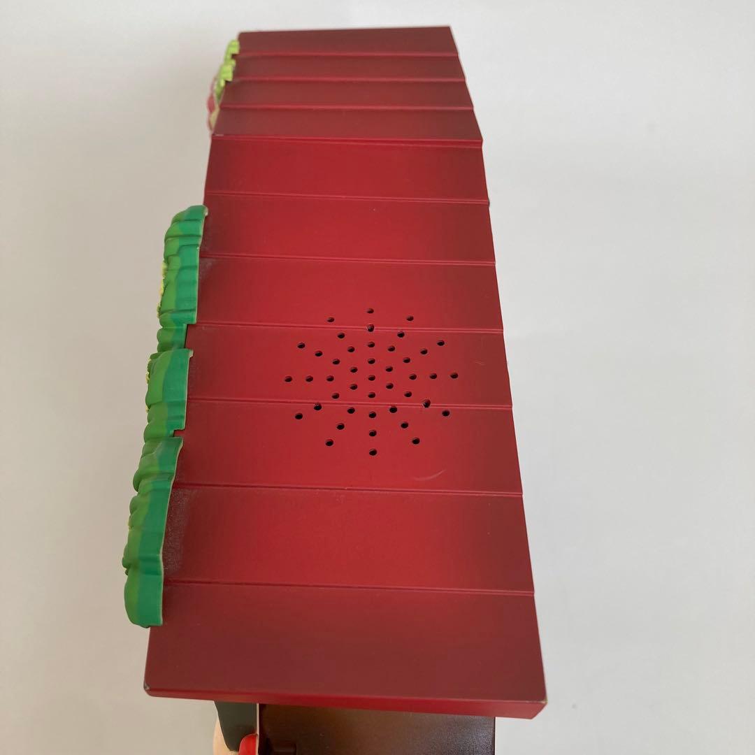 不二家　ぺこちゃん　非売品　壁掛け 時計 時報　振り子　レトロ　電池式 赤