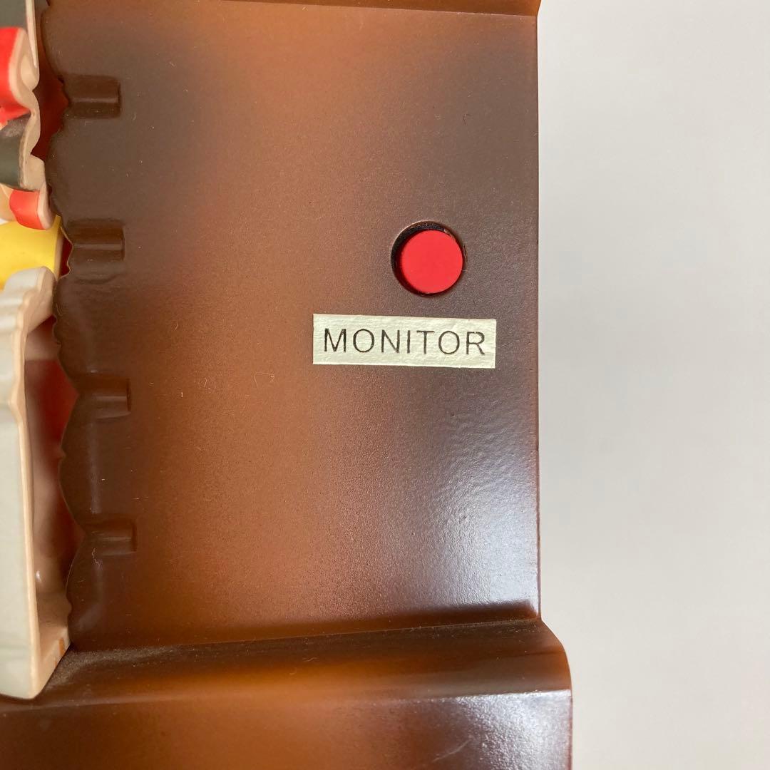 不二家　ぺこちゃん　非売品　壁掛け 時計 時報　振り子　レトロ　電池式 赤