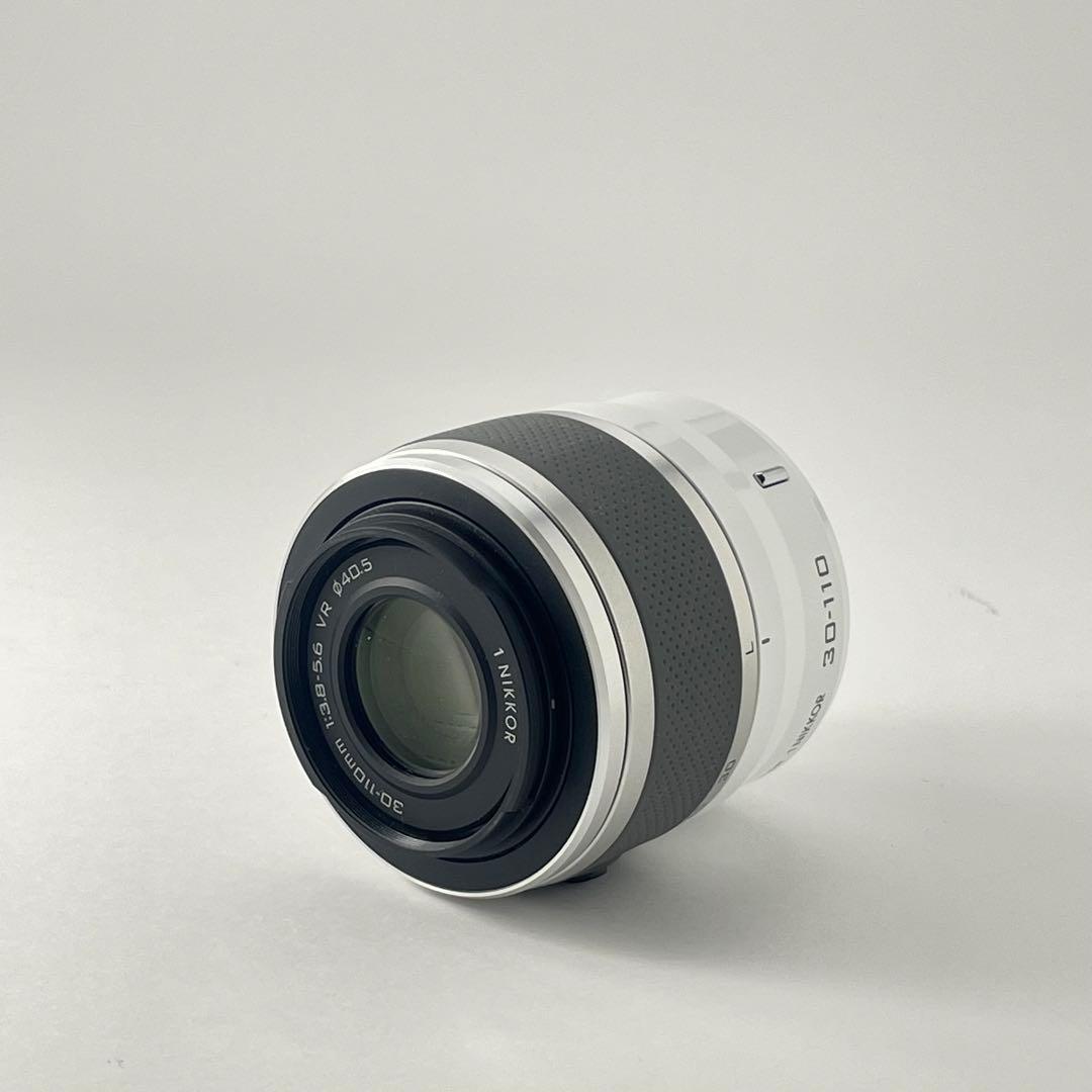 【極上美品・返品保証】Nikon1 J1ホワイト レンズキット
