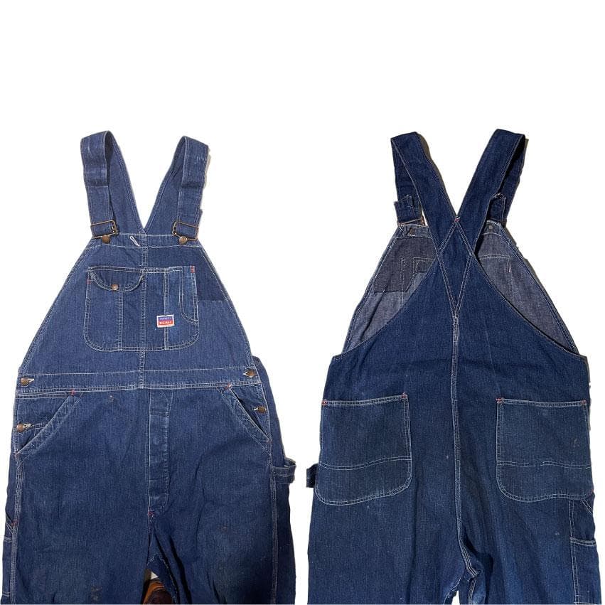 1950年代 PENNEY'S BIG MAC デニムオーバーオール 縦落ち