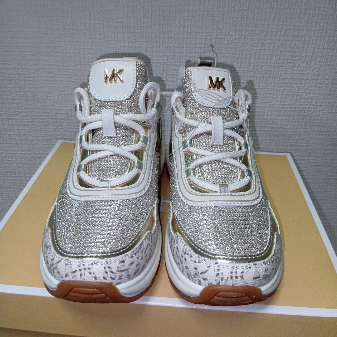 MICHAEL KORS OLYMPIA バニラスニーカー・キッズ ２２cm新品