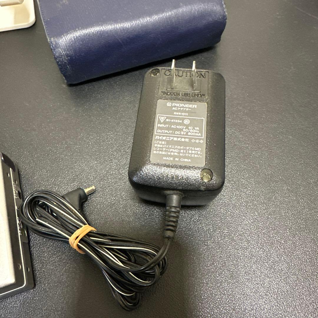 希少PIONEER MDレコーダー PMD-R1通電確認済　ジャンク扱い　美品