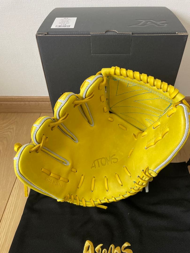 最終価格‼️新品未使用ATOMS アトムズ　西窪職人作成 左投硬式投手用グローブ