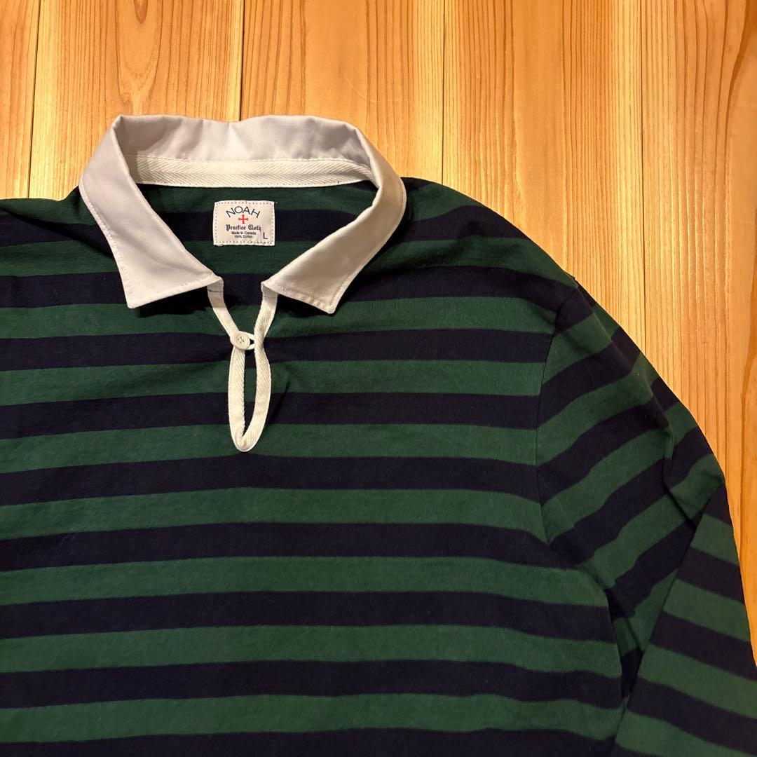 Noah button tab rugby ラガーシャツ
