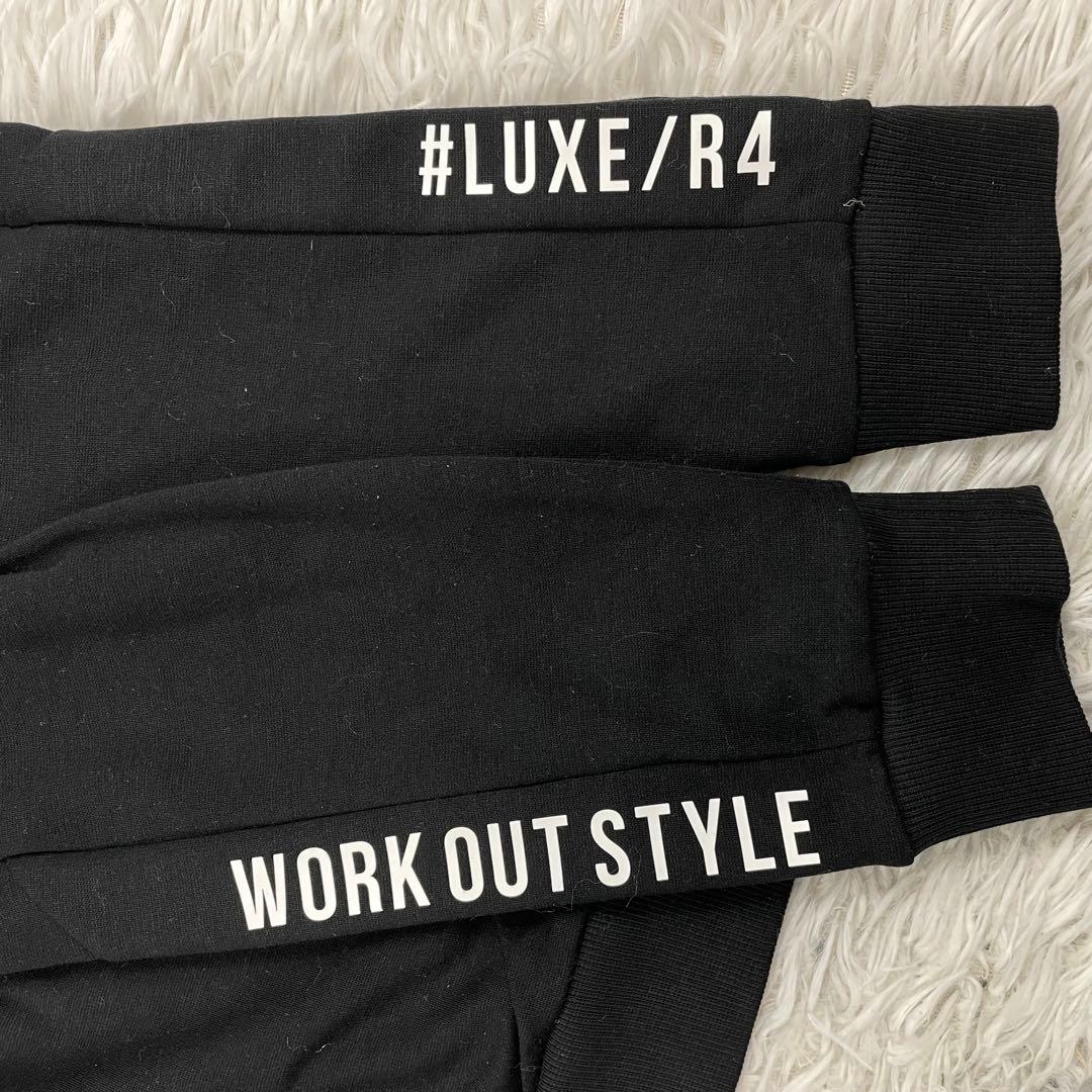 LUXE/R ジャージ　パーカー　セットアップ　M ブラック