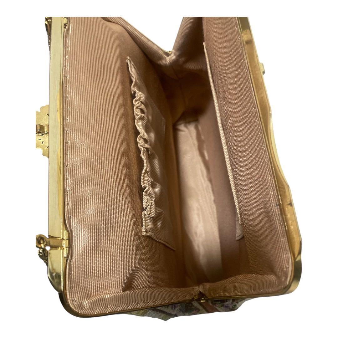 プチポワン パーティーバッグ 刺繍 ビーズ 上品 フォーマル