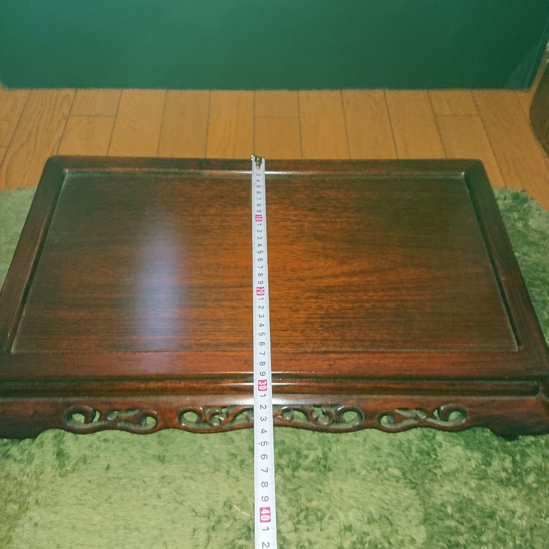 唐木紫壇、飾り花台