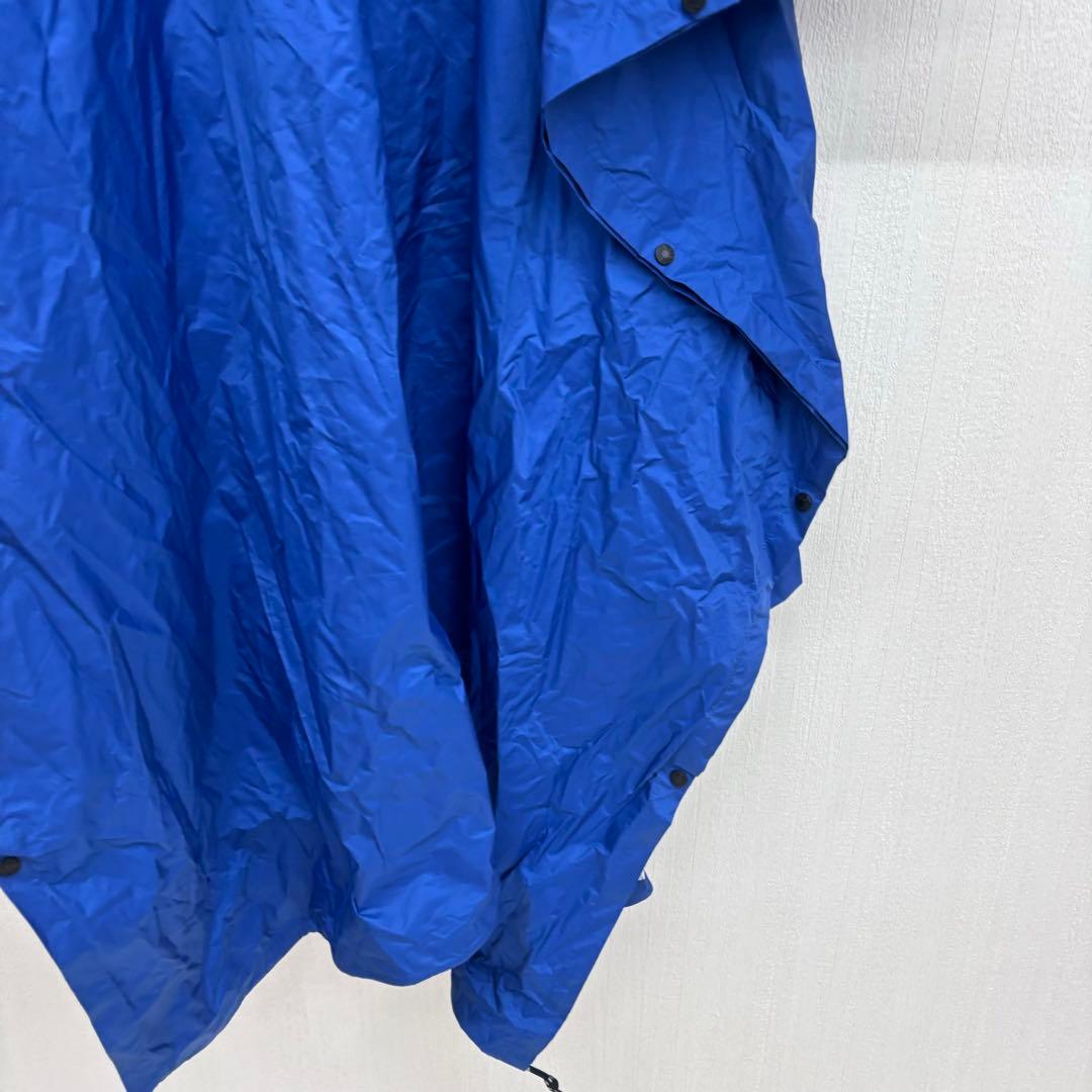極美品✨ 希少 ノースフェイス ポンチョ レインコート 大きめ Lサイズ ブルー