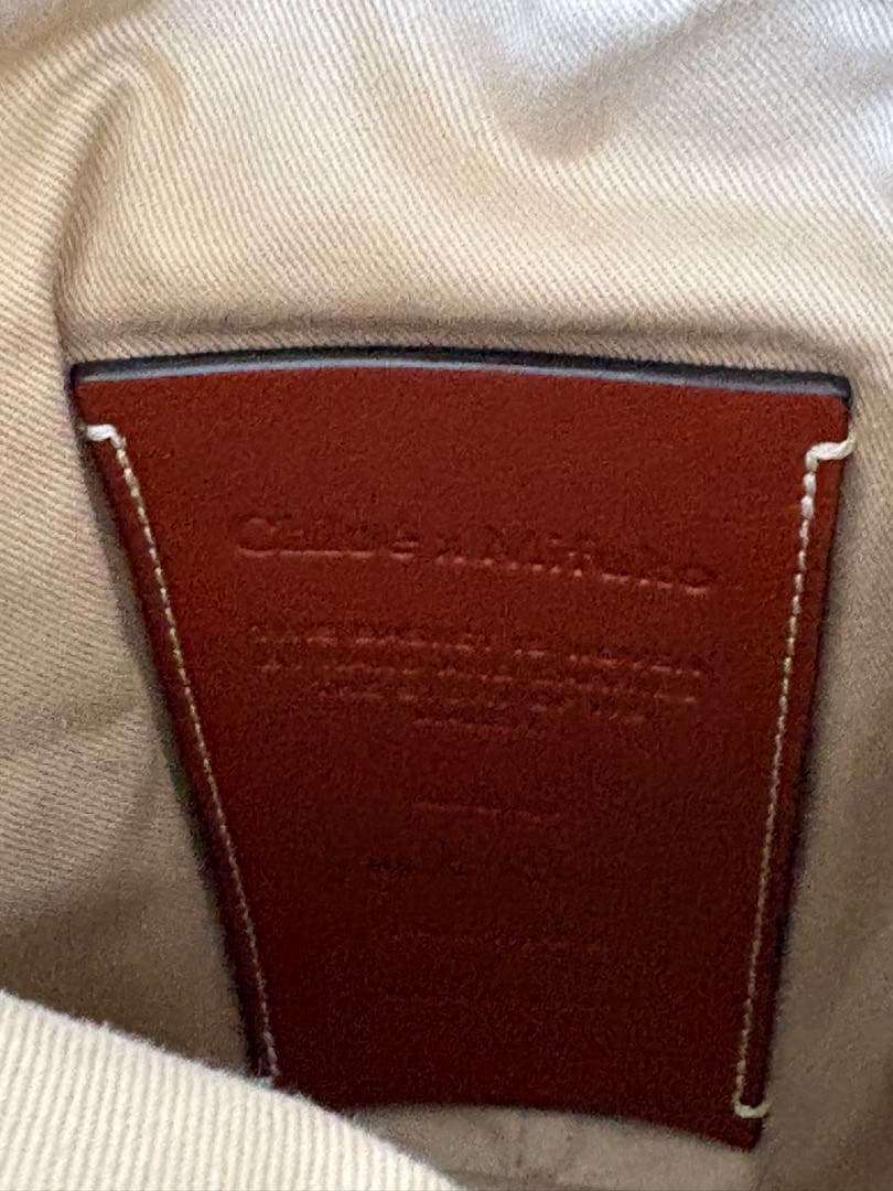 chloe クロエ woody かごバッグ スモールバスケット