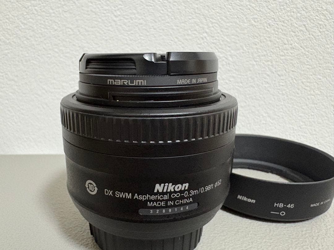 単焦点Nikon AF-S NIKKOR 35mm f/1.8G レンズフード