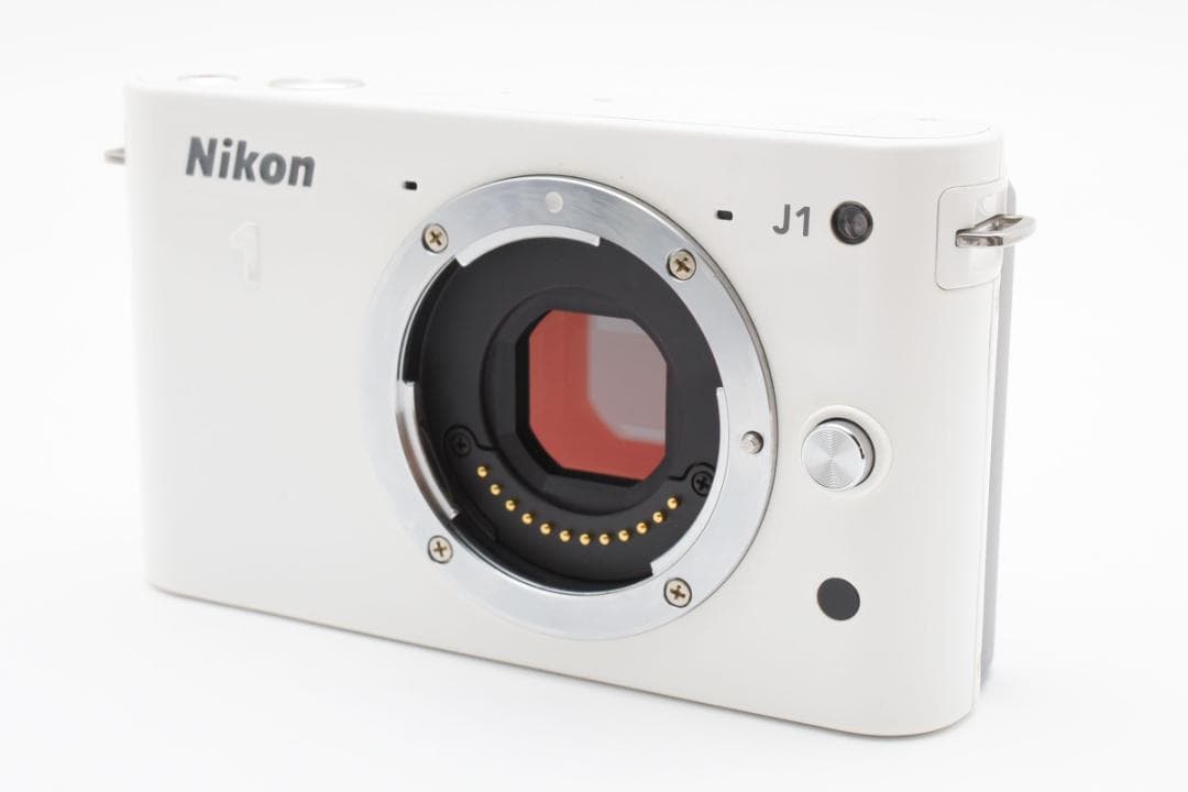 超美品 ニコン Nikon J1 ホワイト ショット数 2,258枚 M807