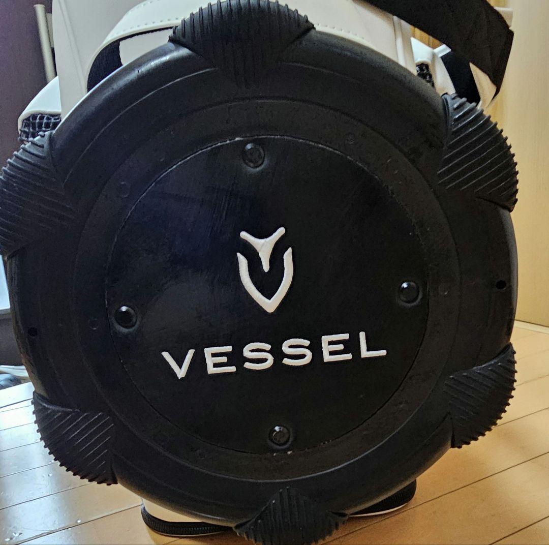 【美品】ベゼル　ホワイト キャディバッグ　 prime スタッフ　10インチ