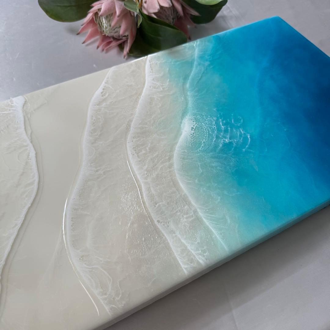 レジンアート　ロングパネル　海アート　オーシャンパネル