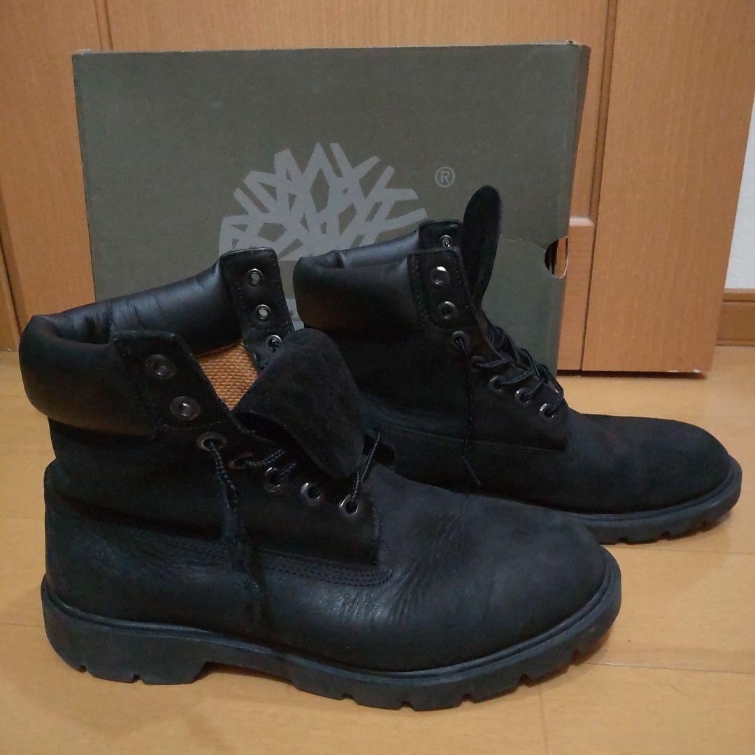 【ケア済・値下げ可】Timberland ブラック ワークブーツ 27cm