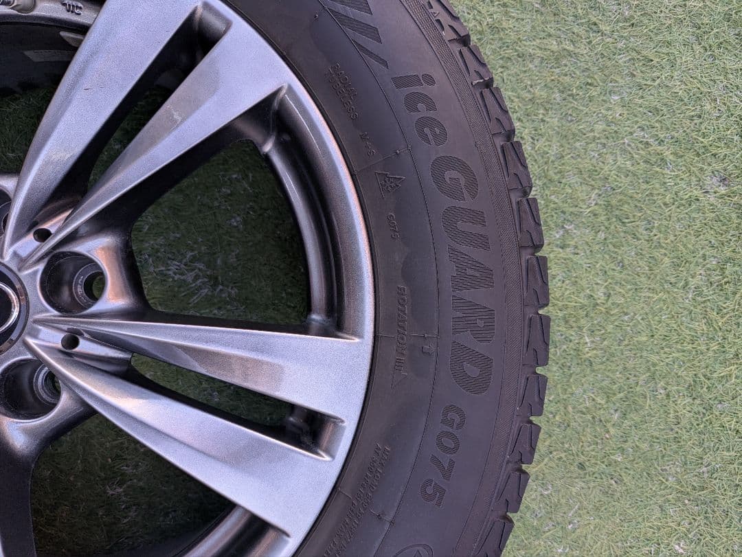 レクサス NX スタッドレス＆ホイール17インチ4本（純正空気圧センサー付）