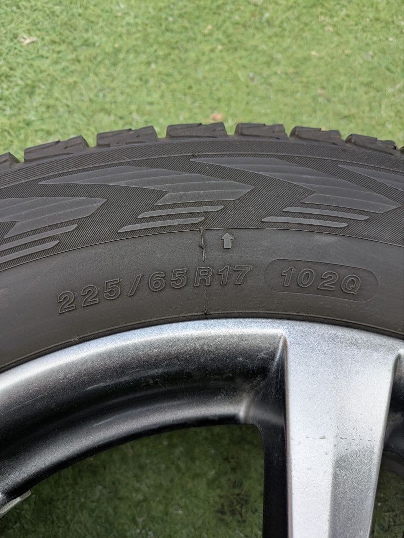 レクサス NX スタッドレス＆ホイール17インチ4本（純正空気圧センサー付）