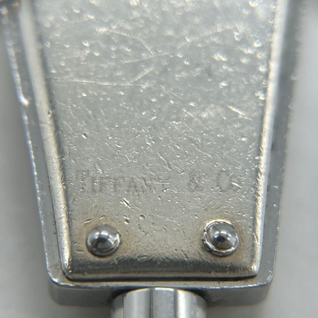 ティファニー TIFFANY 1837 バレット キーリング キーホルダー SV