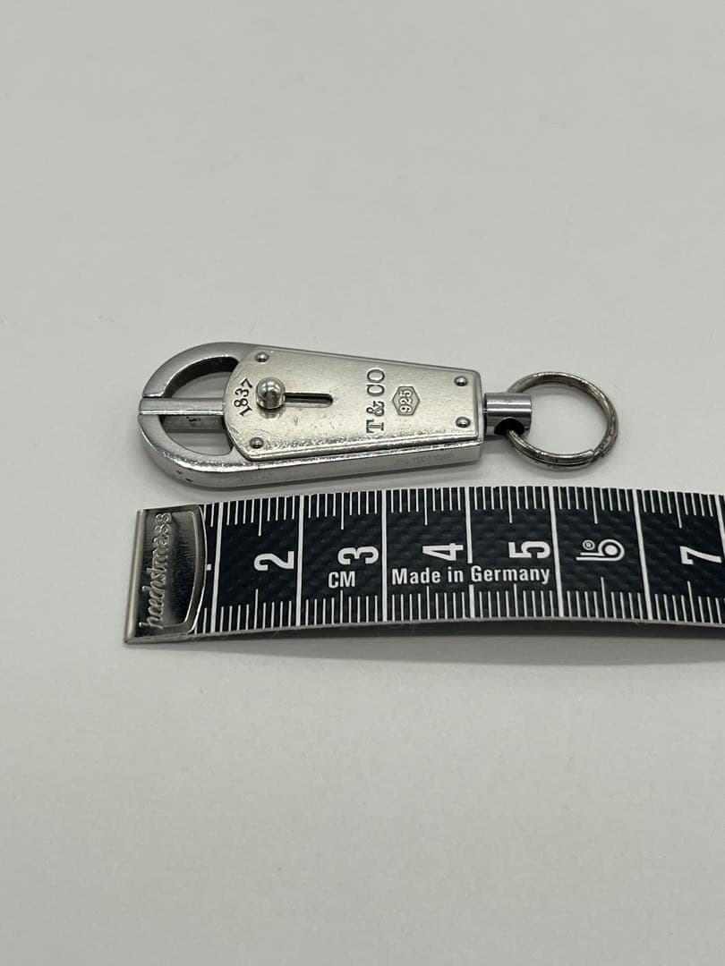 ティファニー TIFFANY 1837 バレット キーリング キーホルダー SV