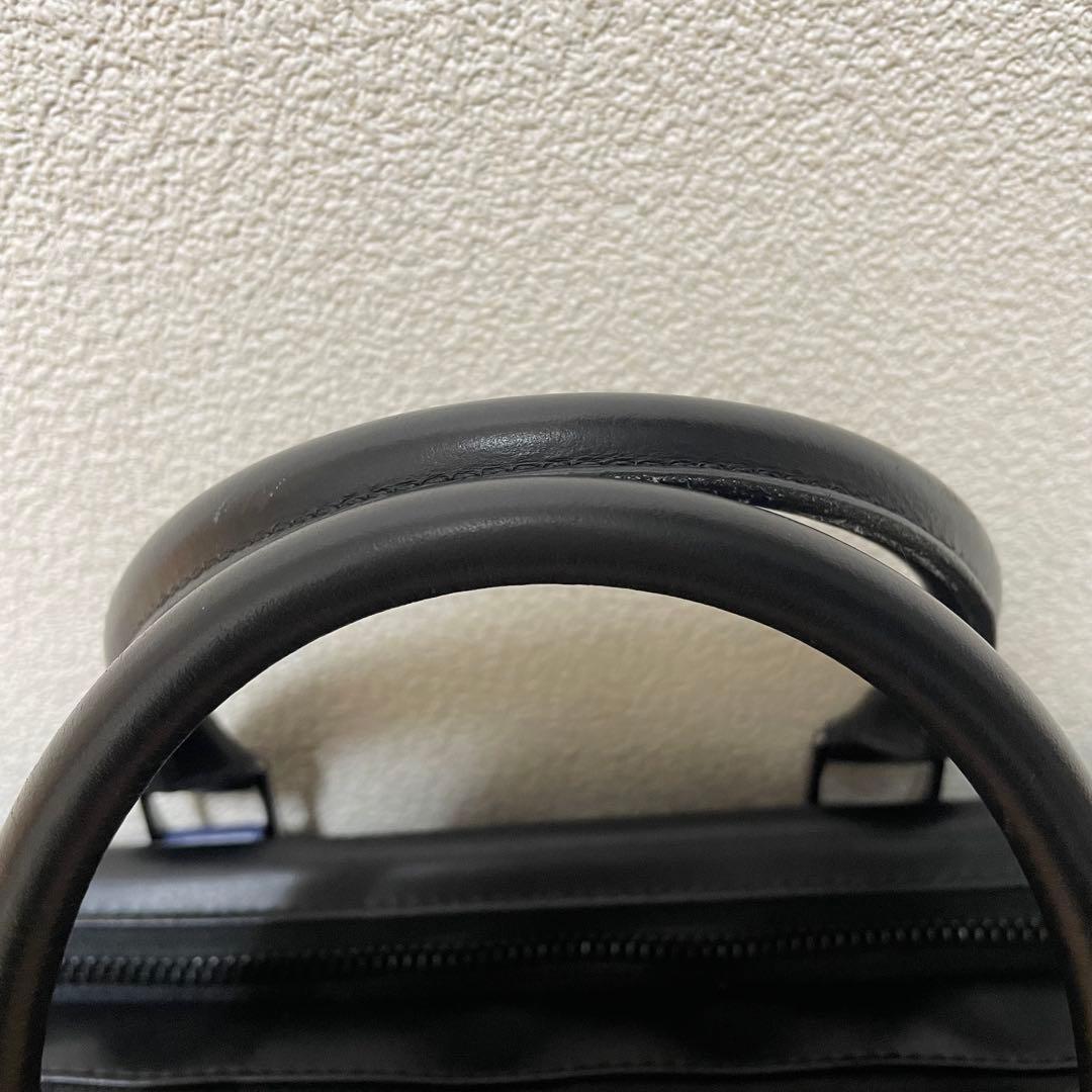 【数回使用程度】 フジタカ ルフト ビジネスバッグ 2way ネイビー 2層式