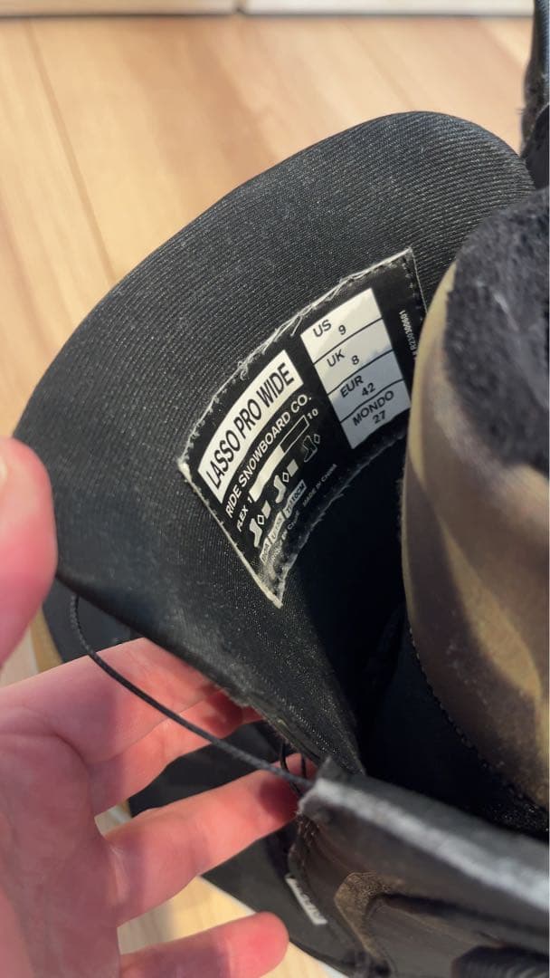 w*a様 RIDE LASSO PRO WIDE 23-24 スノーボードブーツ