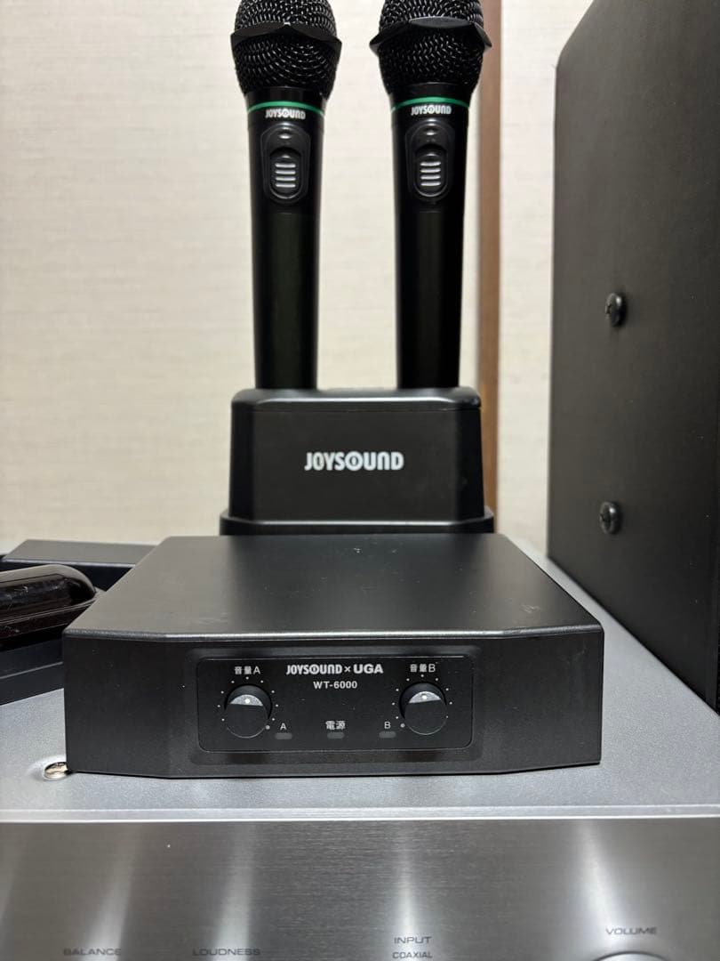 JOYSOUNDワイヤレスマイクセット 美品