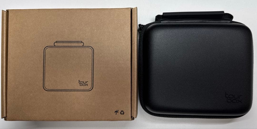 TourBox Elite アイボリーホワイト ケース・USBケーブル付き