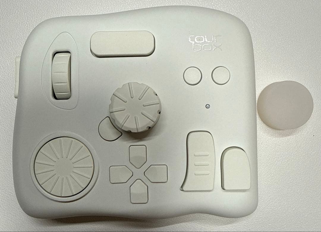 TourBox Elite アイボリーホワイト ケース・USBケーブル付き