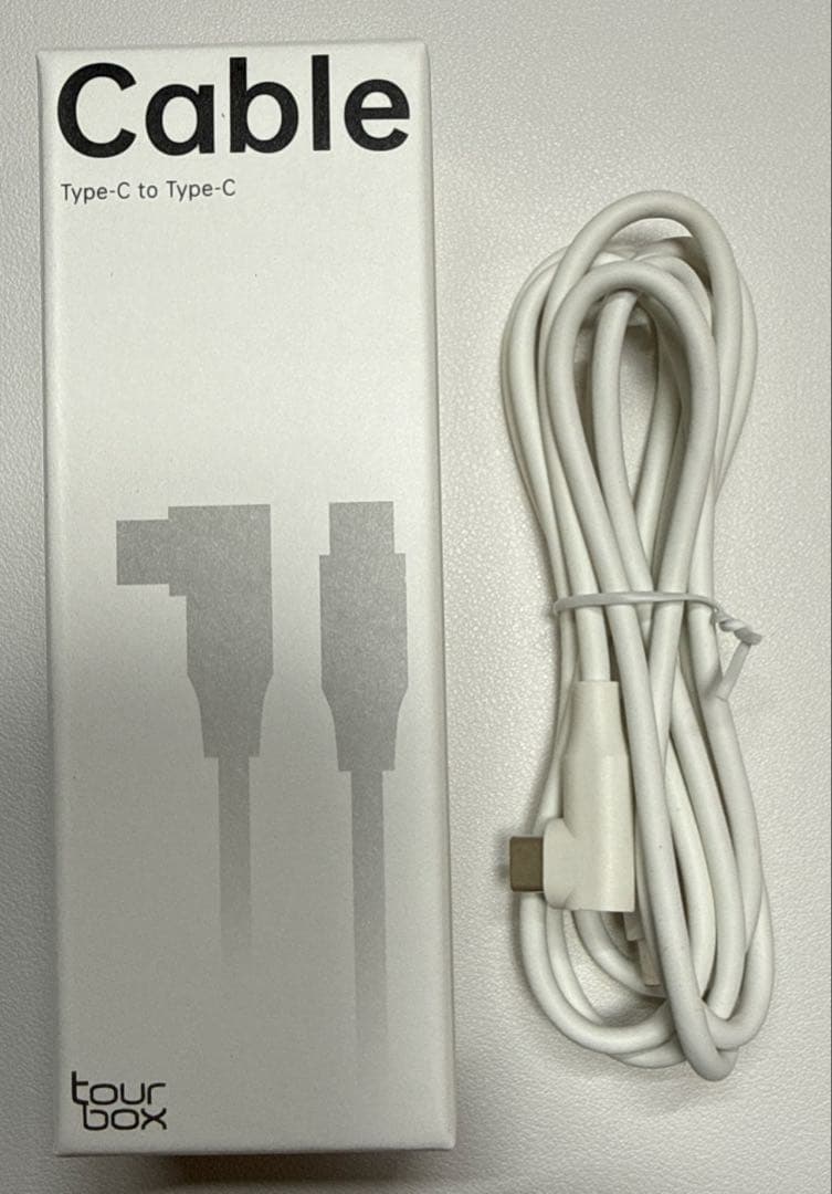 TourBox Elite アイボリーホワイト ケース・USBケーブル付き