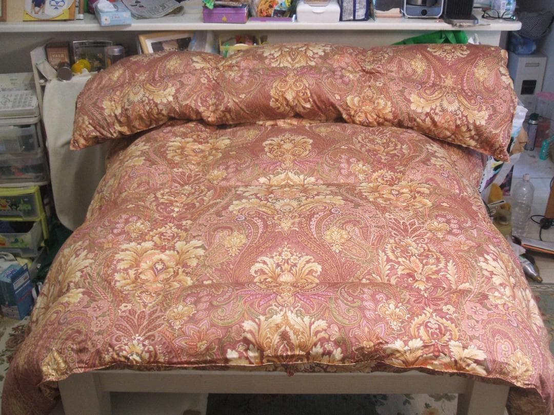 新品＊四つ星エクセル＊フランス増量１，３キロ＊綿１００％羽毛布団（シングル・Ｐ）