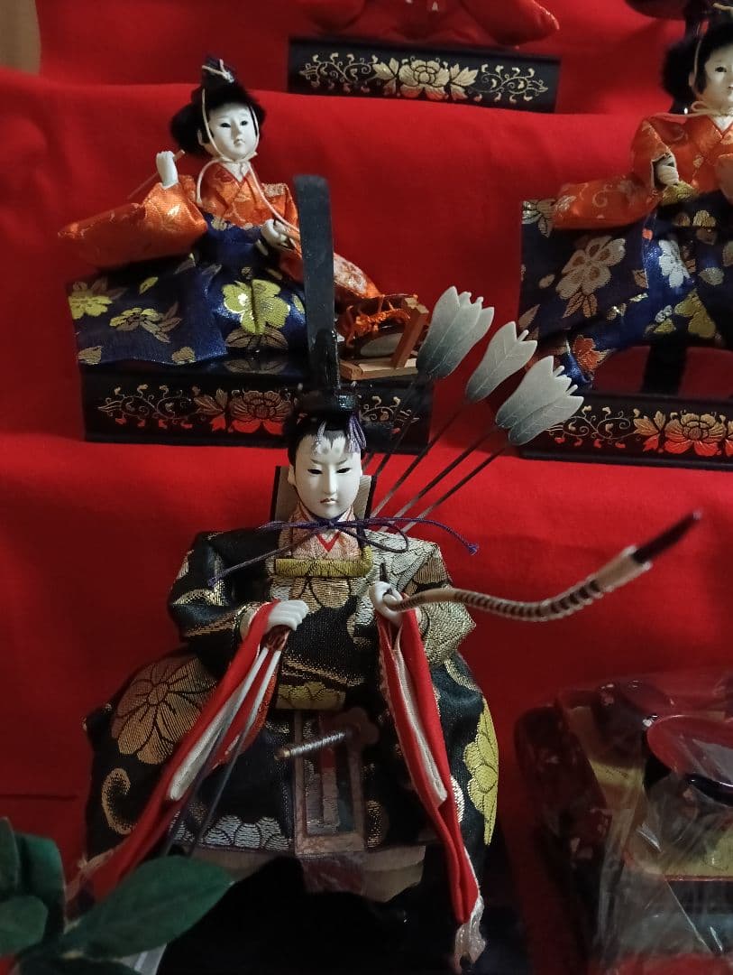 値下げ▼寿鳳びな　雛人形　7段飾り　(埼玉県春日部市でお渡し希望)